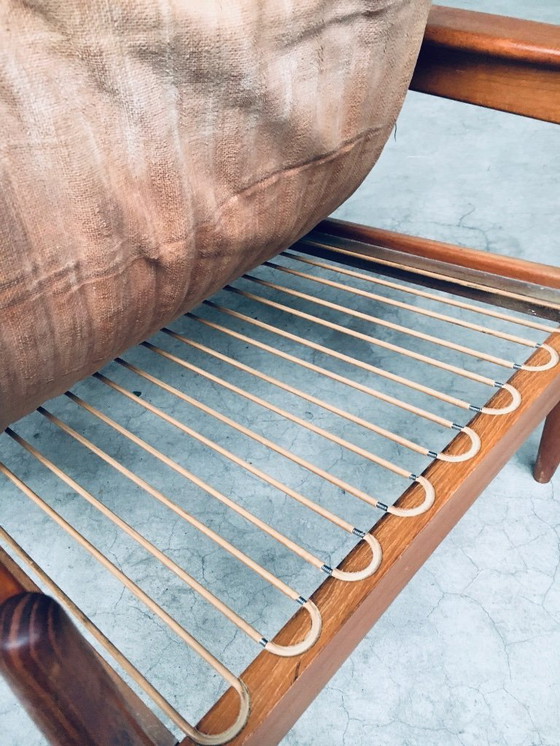 Image 1 of Set di poltrone con schienale ad ala in stile scandinavo di metà secolo, Danimarca, anni '60