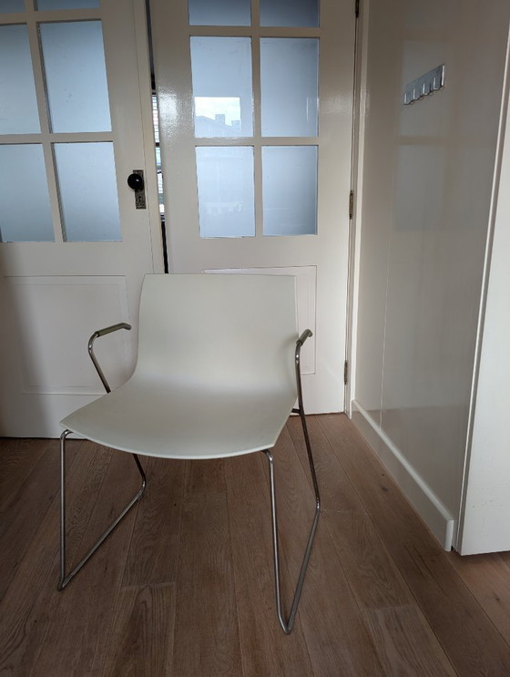 Image 1 of 2 x Arper Catifa 46 - 0287 armchair chrome cantilever