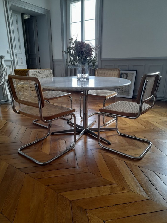 Image 1 of 4 Cesca B32 chairs by Marcel Breuer, 2000s edition