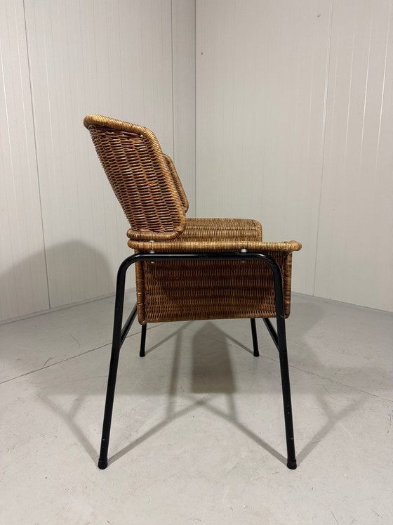 Image 1 of Sedia in rattan Wouter Fens Gebr. Jonker Paesi Bassi anni '60