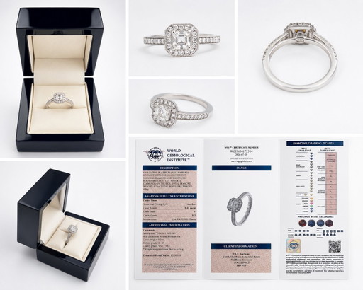 Diamantring – cadeaus, Silver