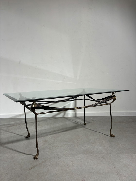 Image 1 of Bronze Salontafel - Diego Giacometti