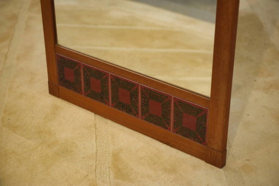 Miroir scandinave en teck et céramique années 60 – Scandinavian (photo 6 of 7)
