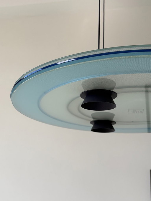 Suspension Arteluce 1040 Aurora Leight – hanglampen, Glass, Metal
