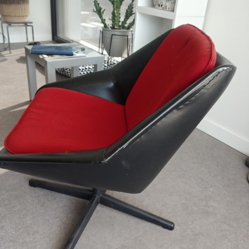 Pastoe FM08 Swivel Armchair – draaistoelen, Metal, Plastic