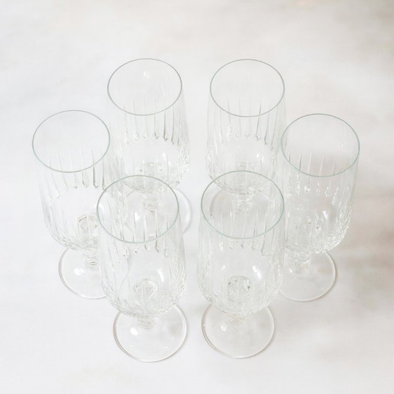 Image 1 of Calici da champagne Claudia Fine in cristallo di Bohemia d'epoca