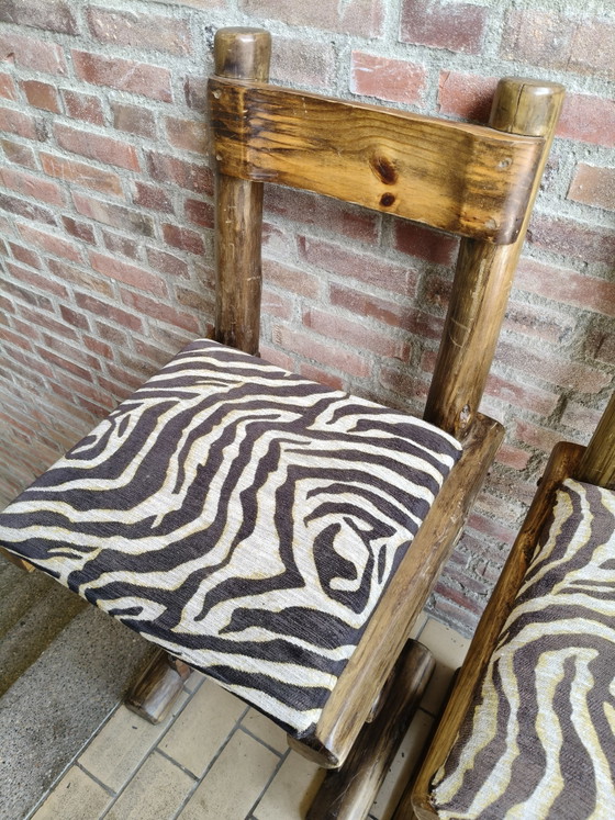 Image 1 of Mid-century modern vintage design brutalist bar stools