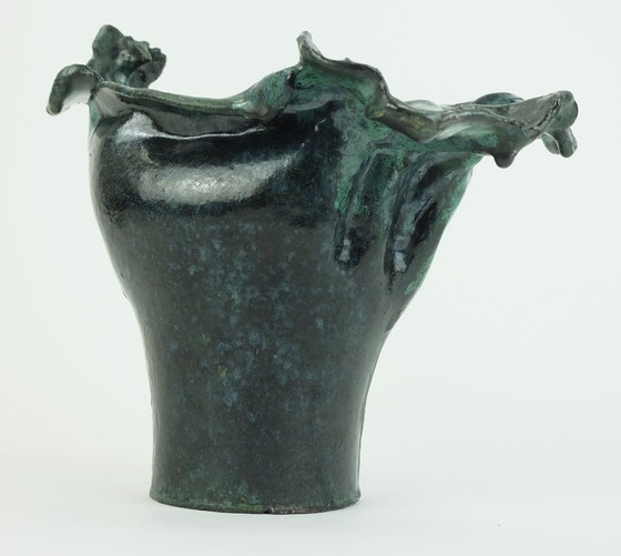 Image 1 of Dänische moderne Keramikvase, Schale, Keramikobjekt, Conny Walther, Dänemark, 1960er/70er Jahre