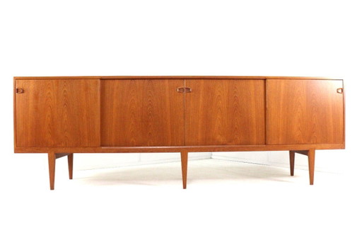 Henry Rosengren Hansen pour Brande Møbelindustri Buffet modèle 49 | 240 Cm Vintage Restauré – dressoirs, Wood