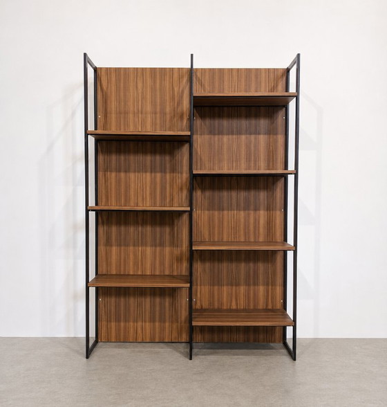 Mueble modular de pared Meurop, Bélgica, décadas de 1960-1970. – Estanterías de pared, Metal (photo 9 of 9)