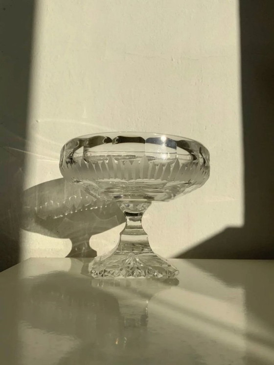 Image 1 of Rare Set of 3 Bohemian Crystal Objects – Historicism Period (ca. 1880-1890)