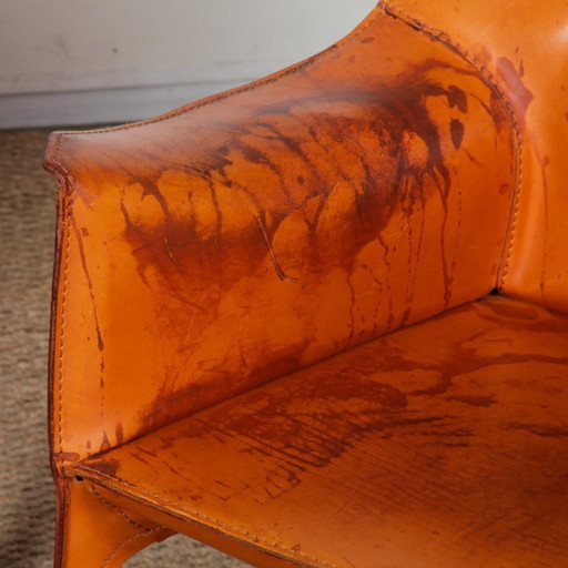 Coppia di poltrone CAB 413 disegnate da Mario Bellini per Cassina, 1970.