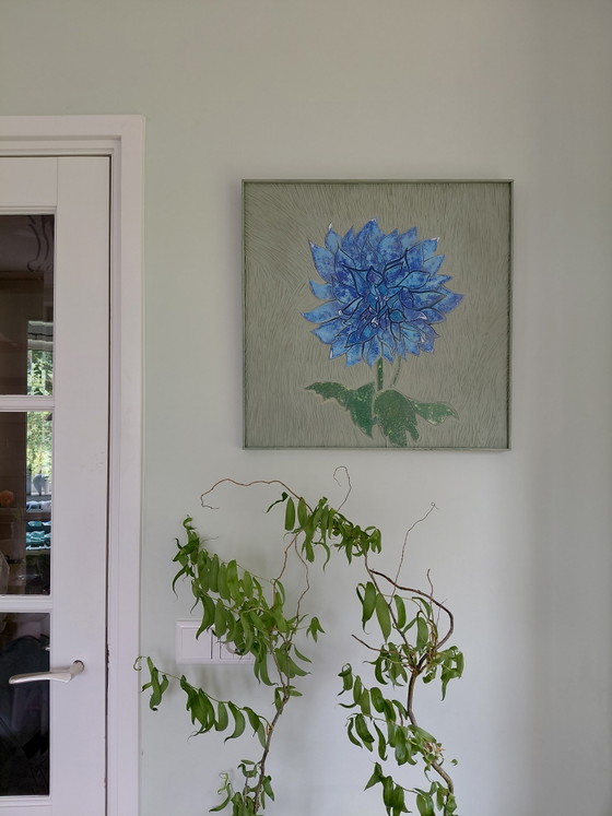Image 1 of "THE STRONG BLUE DAHLIA" Gallery Suncorner