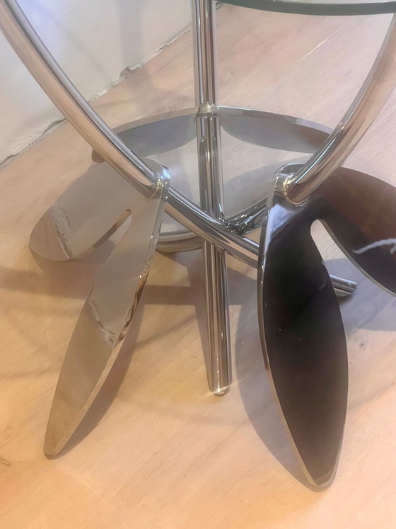 Image 1 of Ensemble complet de tables gigognes Metaform Papillon de Thomas Althaus