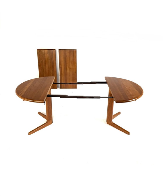 Image 1 of Vintage extendable Danish dining table, Glostrup Møbelfabrik '70