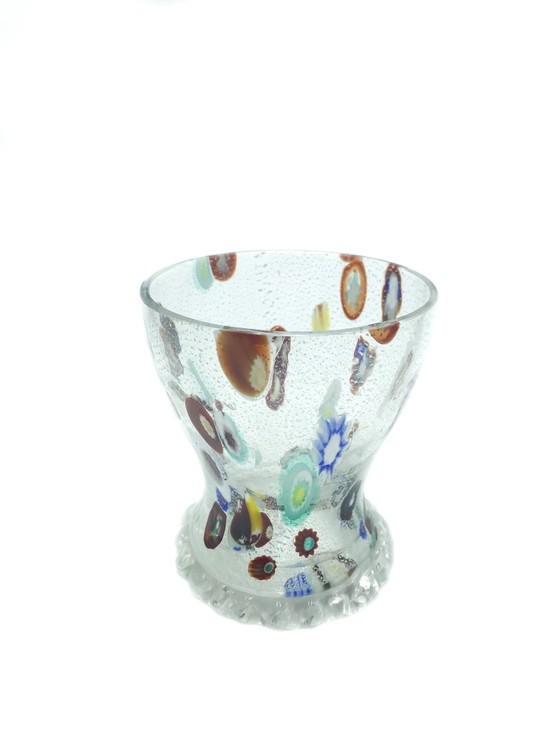 Murano Glass Tumbler with Murrine, 1990s, Crockery (photo 3 of 3)