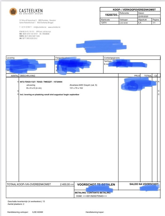 Image 1 of 1 x Togo biplaza de Ligne Roset