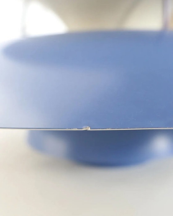 Image 1 of Lampada da tavolo vintage Louis Poulsen PH5 blu, colore unico, design danese