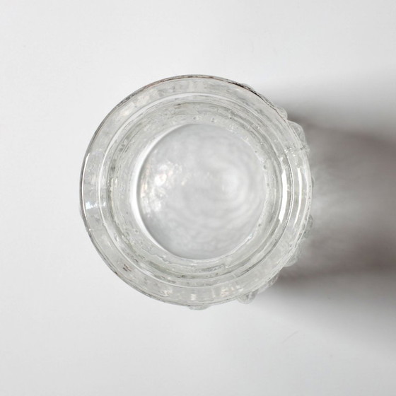 Image 1 of Vintage Pressed Glass Bubble Vase: Vladislav Urban Design, Czech Republic