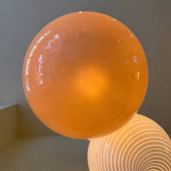 Image 1 of Roze Murano Hanglamp, Jaren 70