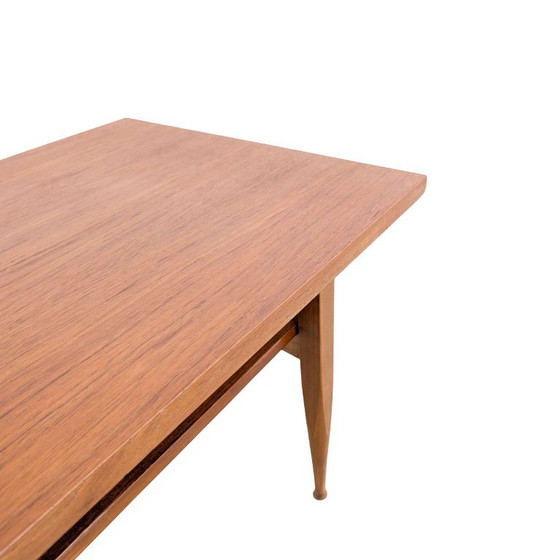 Trioh Teak Vintage 60s Denmark Rattan Coffee Table Original, Wood, Brown (photo 8 of 8)