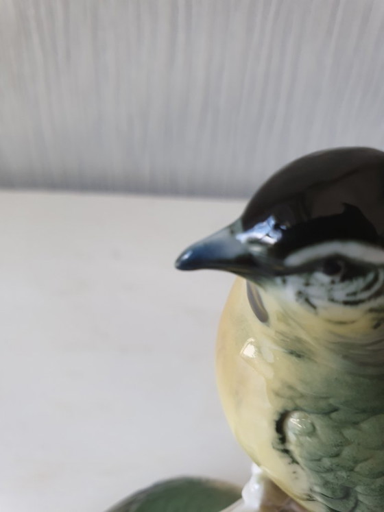 Image 1 of Karl Ens porcelain, two redpolls model 7451 perfect