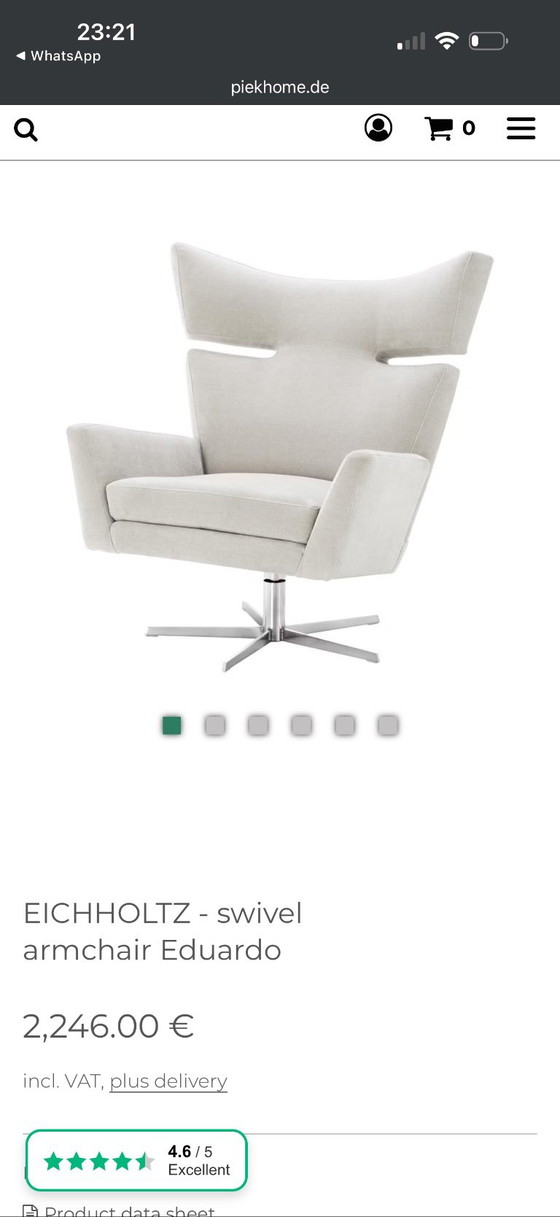 Fauteuil Eichholtz Beige – Other (photo 4 of 5)