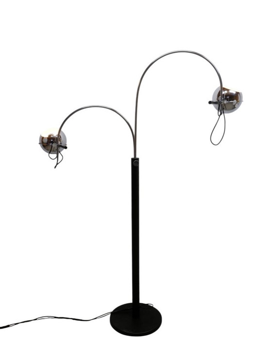 Image 1 of Lámpara de pie de doble arco, años 70