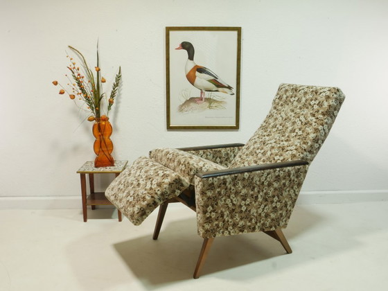 Image 1 of Vintage armchair with relax function, 60s, Germany