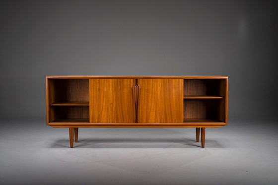 Image 1 of Vintage Deens Teakhouten dressoir van Axel Christiansen voor Aco Møbler, jaren 60