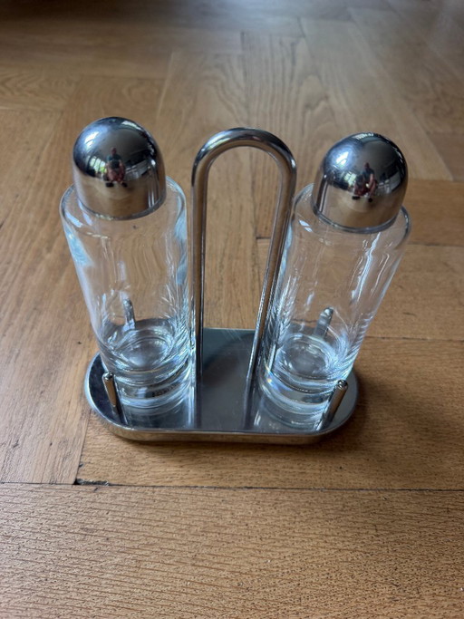 Set de Aceite y Vinagre Alessi – tafelaccessoires, rvs, Glass