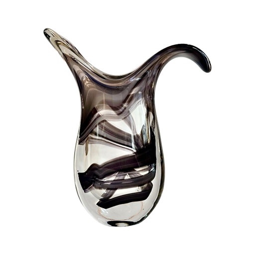 Vintage São Marcos Cristais Molinari Design1980er Jahre Vase