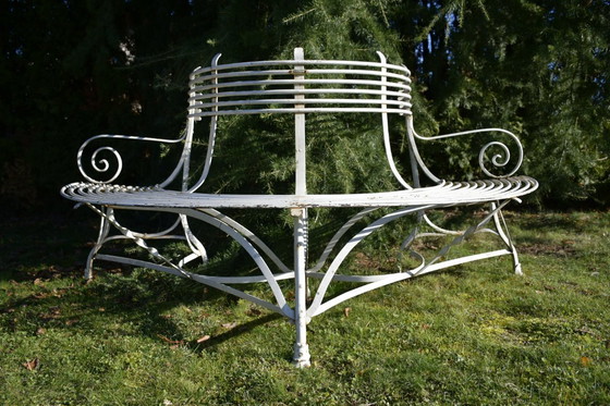 Image 1 of Banc vintage Arras en bois - Patine naturelle