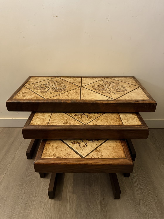 Image 1 of Deens design nest tafels en bijzettafeltjes 