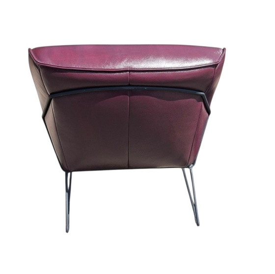 Image 1 of 2 design fauteuils kleur aubergine 