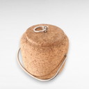 Seau à glace vintage BodaNova en liège, Suède, années 1970