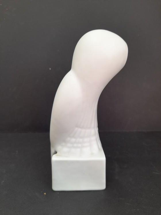 Image 1 of Twee koninklijke porseleinen uilen van biscuitporselein, jaren 1960