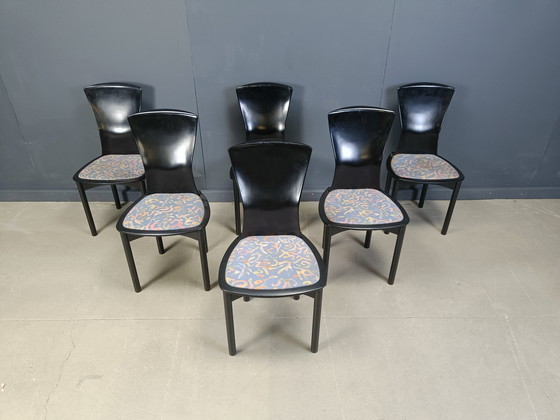 Image 1 of Vintage Pelope Dining Chairs by Francesco Binfarè for Cassina, 1990s