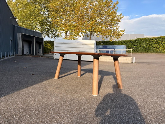 Wood Air Dining table 180x110x75, Functionals, Aluminium, Beige (photo 4 of 12)