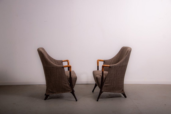 Image 1 of Conjunto de 2 sillones Progetti de Umberto Asnago para Giorgetti