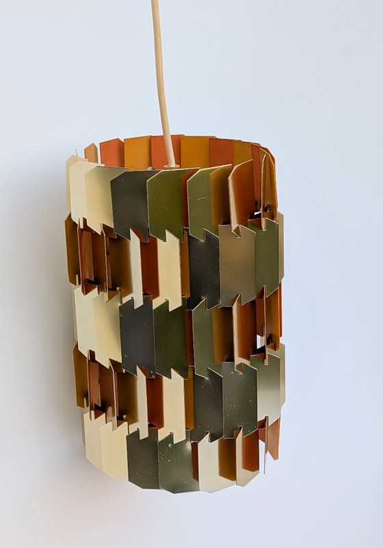 Image 1 of Lampada a sospensione Facet di Louis Weisdorf in ottone - Lyfa Danimarca, anni '60