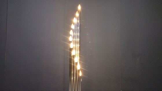 Lampada da terra italiana vintage cromata, anni '70 – Lampade da terra, Metal, Chrome (photo 9 of 12)