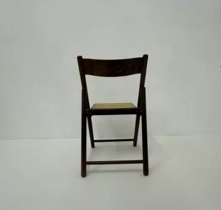 Chaise pliante vintage en sangle et bois par Habitat, années 1980Chaise pliante vintage en sangle et bois par Habitat, années 19