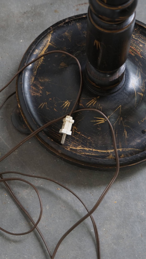 Image 1 of Ancien lampadaire anglais de style japonais du début des années 1900