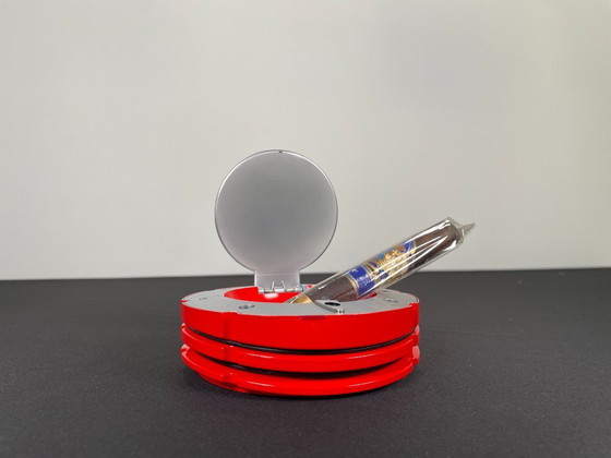 Image 1 of Posacenere Ferrari F1 in metallo e smalto rosso Asbak