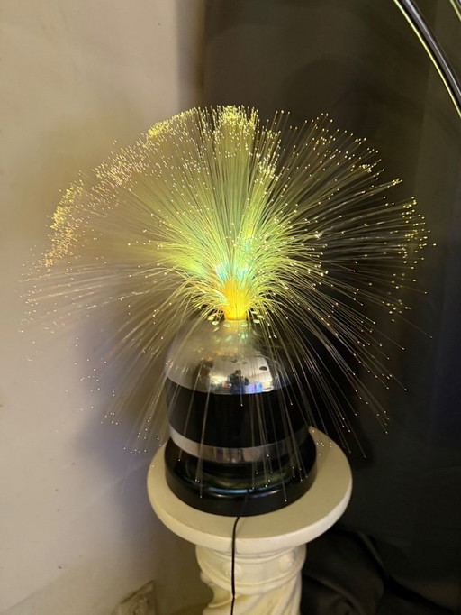 Vintage space age fiber optic lamp  50 cm breed 