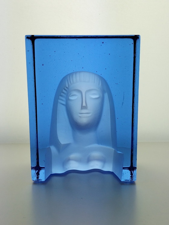 Image 1 of Kosta Boda - Crystal sculpture Azur SHE by Bertil Vallien