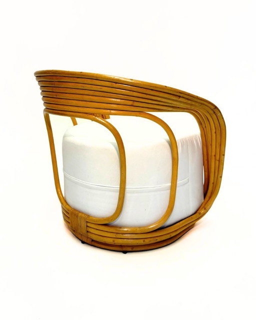 Rattan chair inspired by Eva Armchair (Giovanni Travasa)
