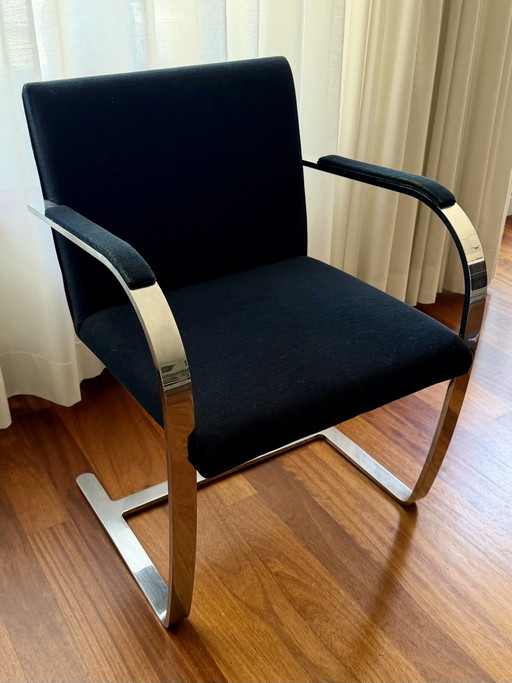 Set van 6 originele Knoll Brno stoelen, Ludwig Mies Van der Rohe.