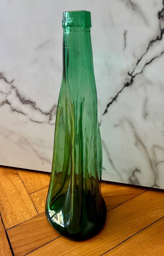 Vintage Viresa fles van gebroken glas, 47,5 cm – Viresa Espagne, Decoratieve objecten (photo 3 of 7)